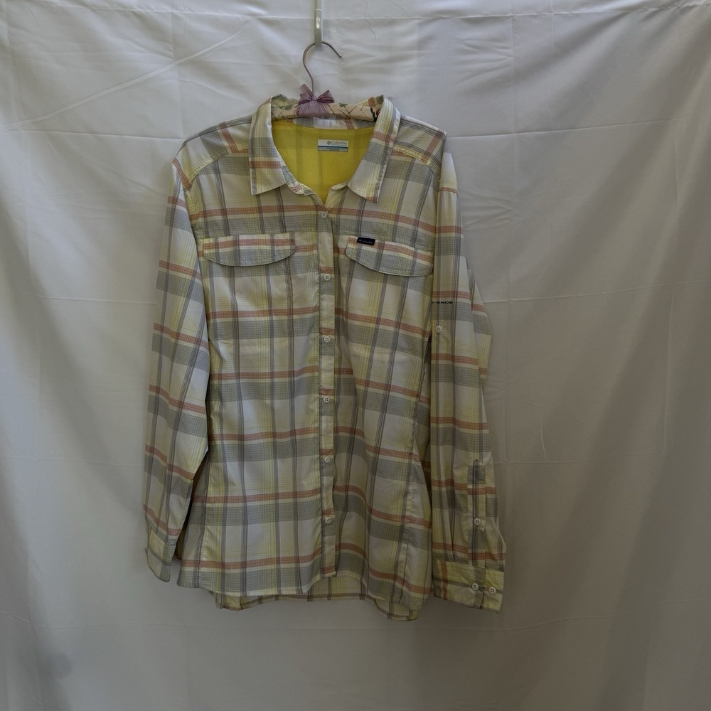 Columbia Women's Sportswear Omni-shade Long Sleeve Shirt Lightweight Wicking 3XL